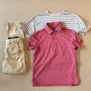 Vineyard Vines ZARA NORDSTROM Back to school 3 piece boy bundle. Age 8-10 years